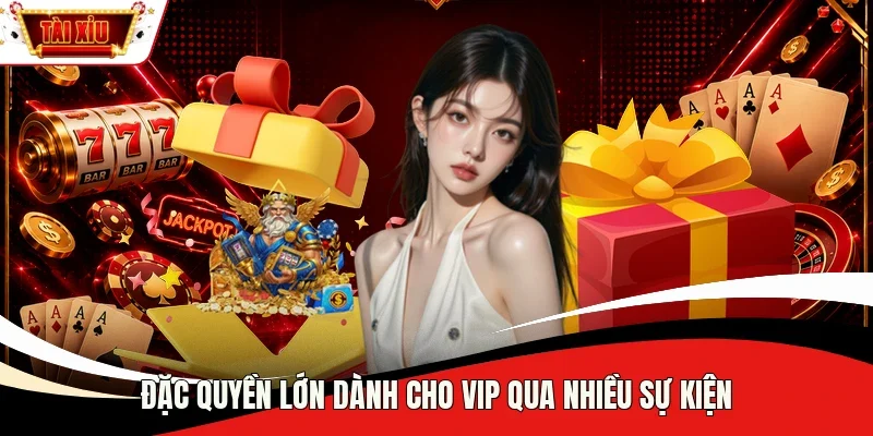 Đặc quyền lớn dành cho VIP qua nhiều sự kiện