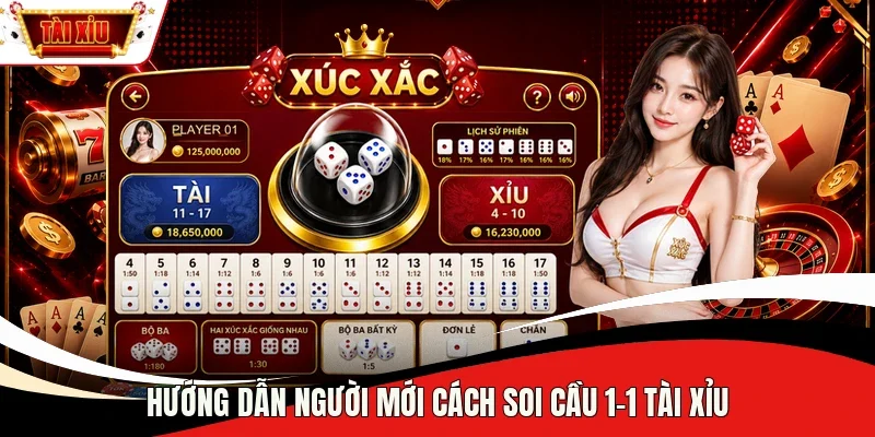 Hướng dẫn người mới cách soi cầu 1-1 Tài Xỉu