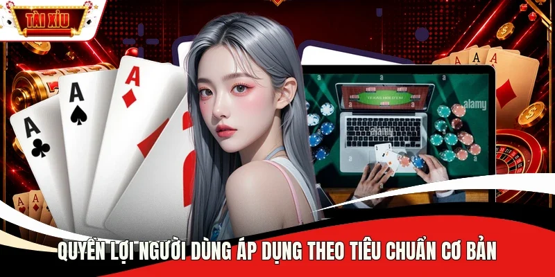 Quyền lợi người dùng áp dụng theo tiêu chuẩn cơ bản