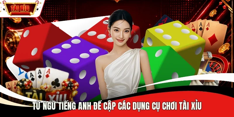 Từ ngữ tiếng Anh đề cập các dụng cụ chơi Tài Xỉu